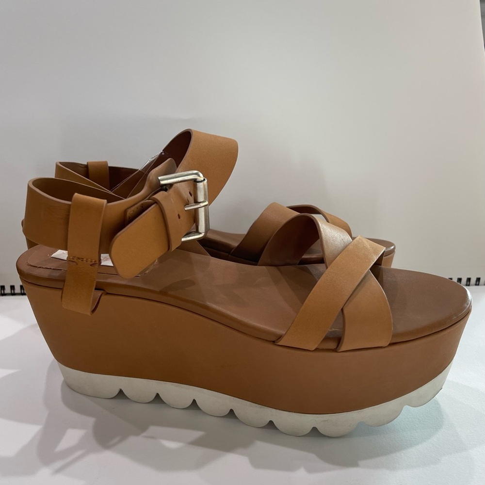 See by Chloė Platform Wedge Sandals size 40 - Picture 2 of 5